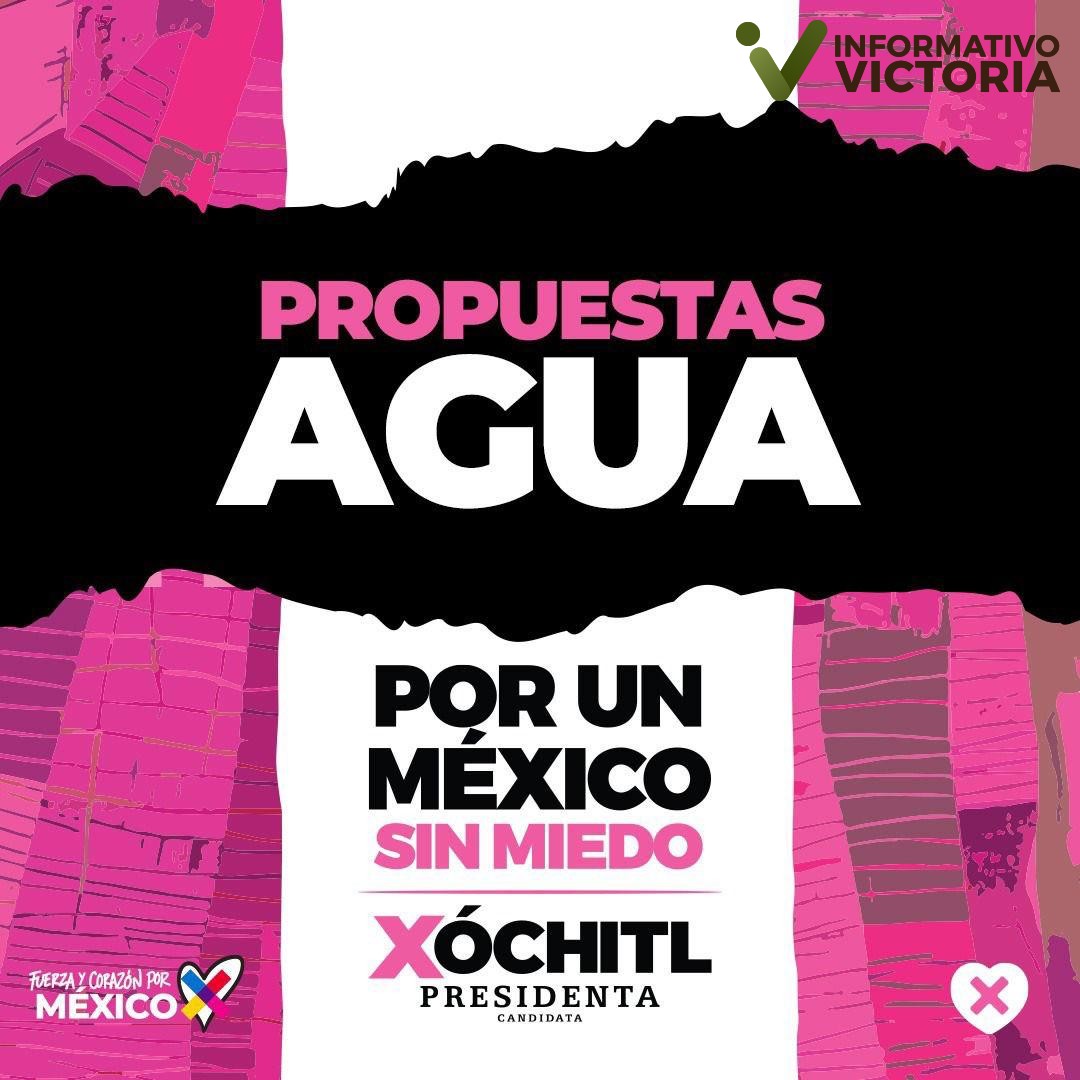 Presenta Xóchitl Gálvez plan hídrico