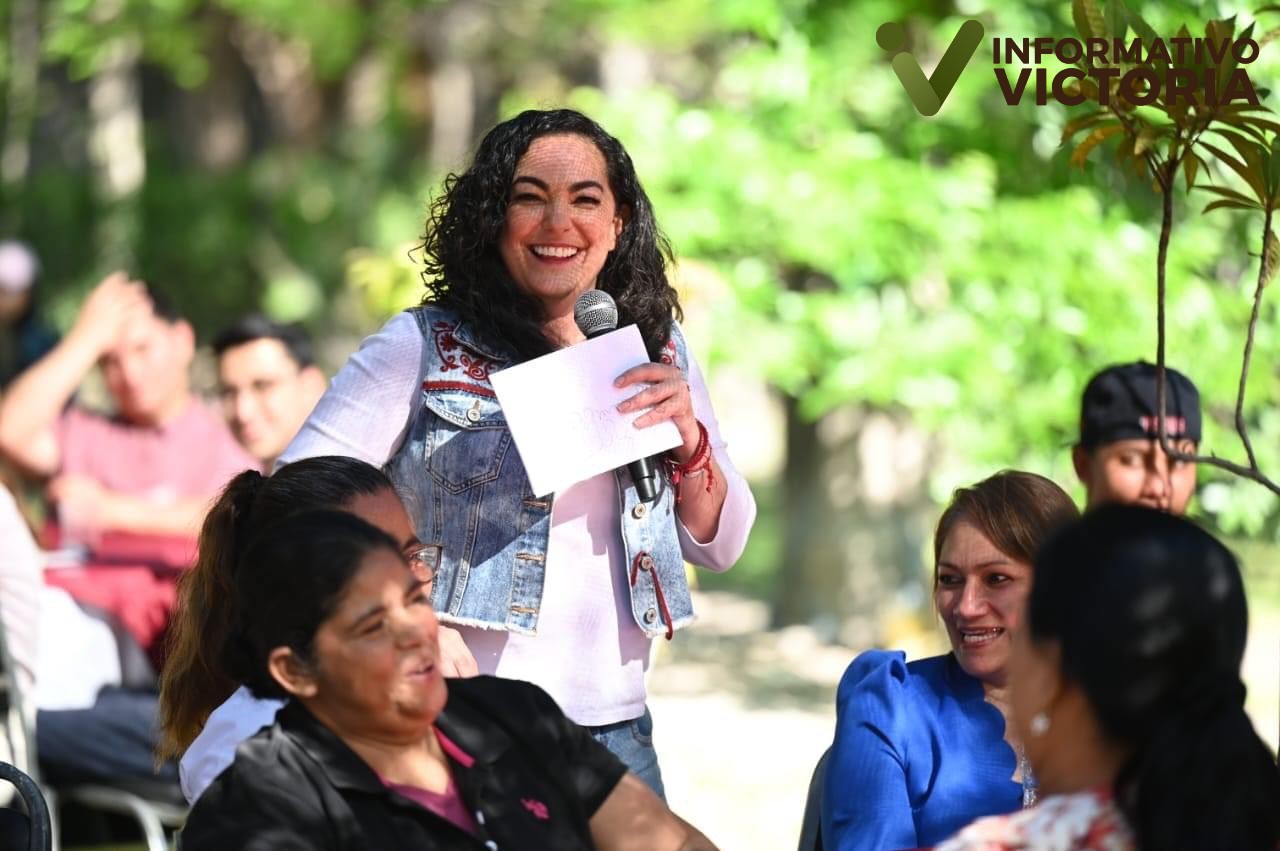 En Jaumave con Morena habrá más bienestar y apoyo al campo: Olga Sosa.