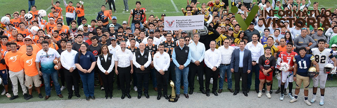 Inaugura Dámaso Anaya torneo de futbol americano de la UAT categoría intermedia