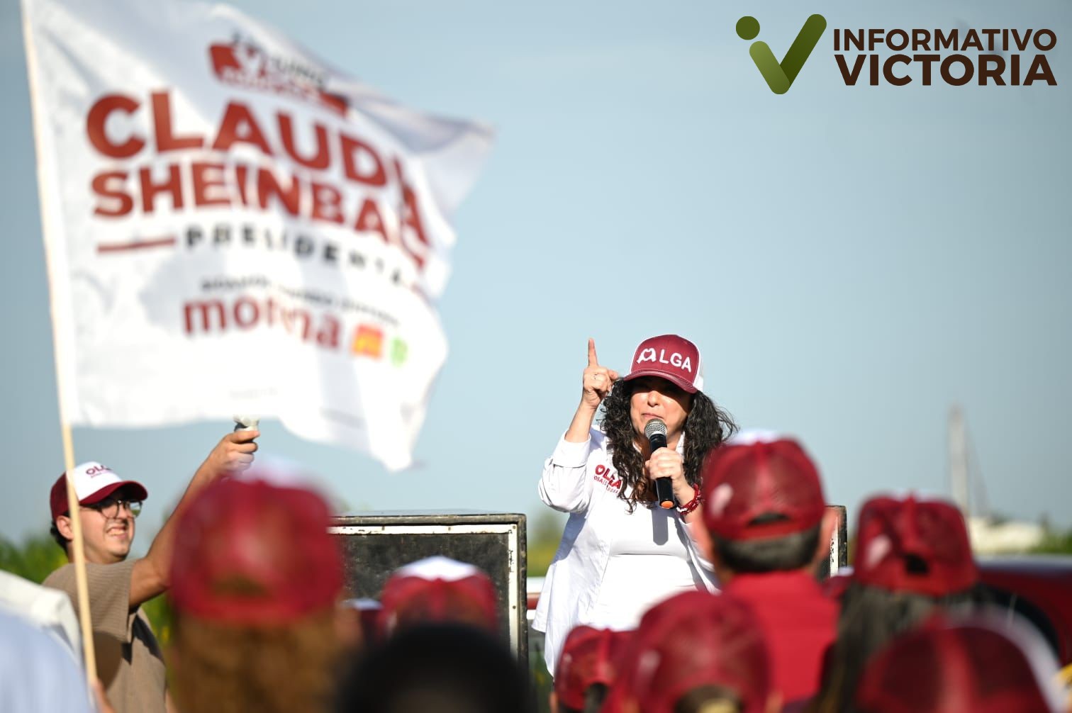 El pueblo de Valle Hermoso está con Morena y la Cuarta Transformación: Olga Sosa
