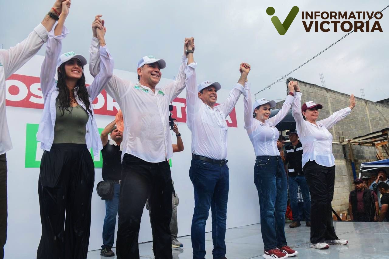 Vamos en unidad Morena y Verde por la Presidencia Municipal de Victoria