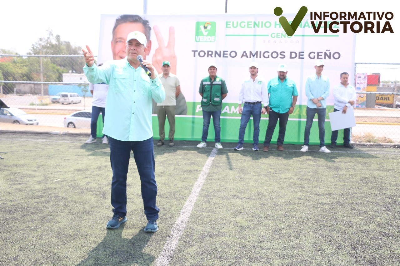 ¡Fuerza Geño! Impulsará Eugenio Hernández el deporte desde el Senado