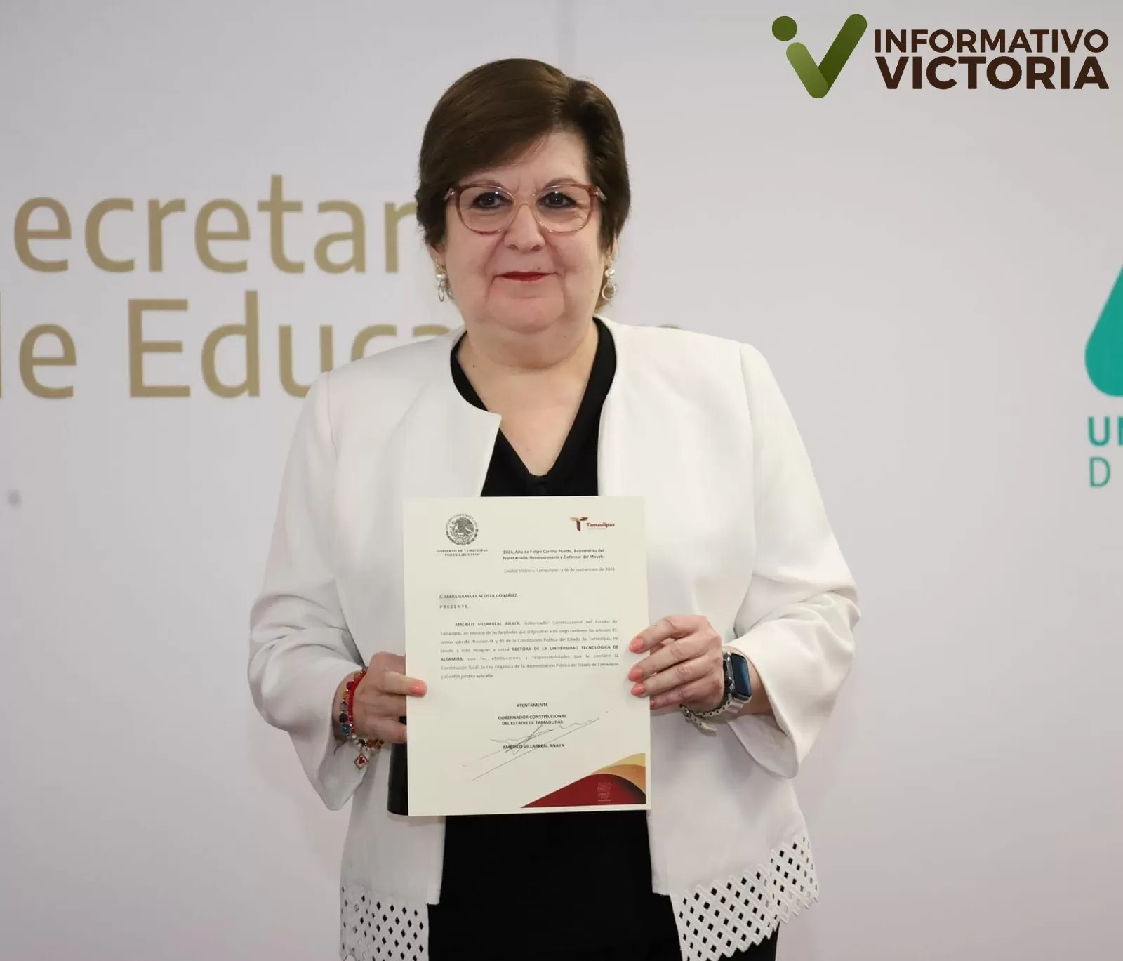 Designan nueva rectora en la Universidad Tecnológica de Altamira