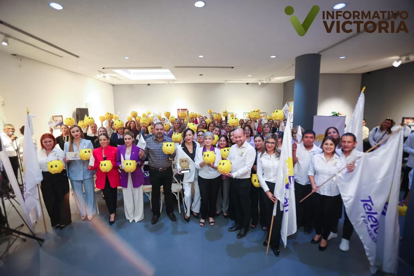 Da inicio María de Villarreal al Boteo Teletón 2024 en Tamaulipas