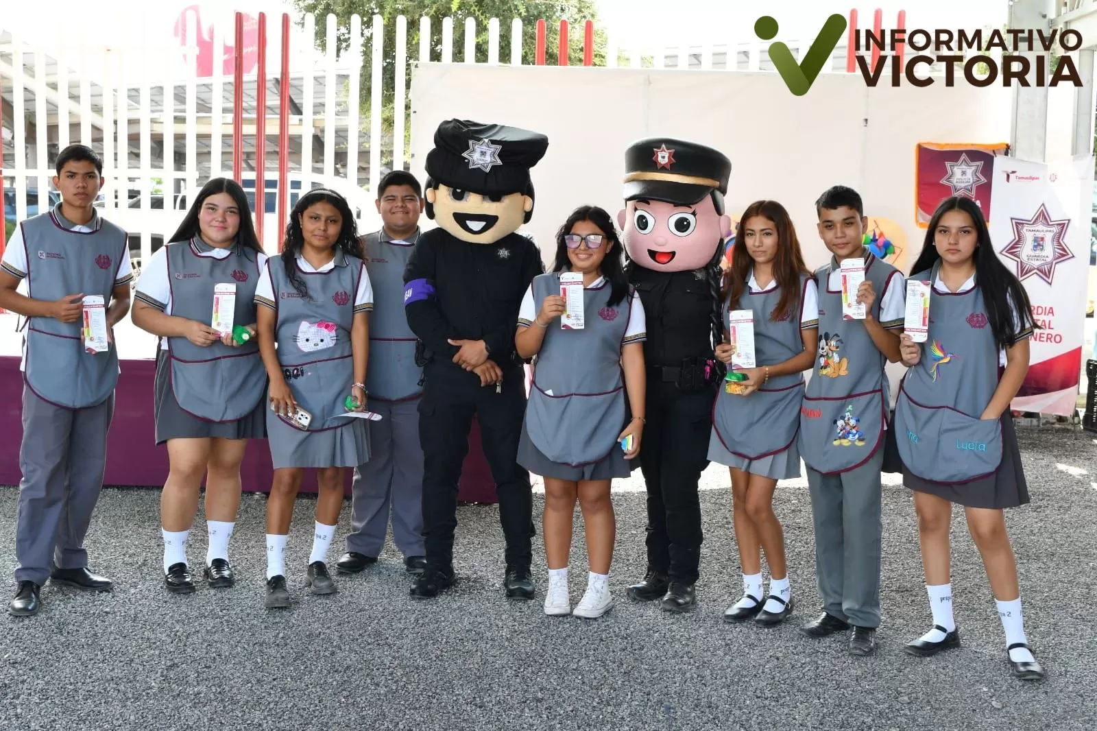 Previene Guardia Estatal de Género violencia familiar en Feria Tamaulipas 2024
