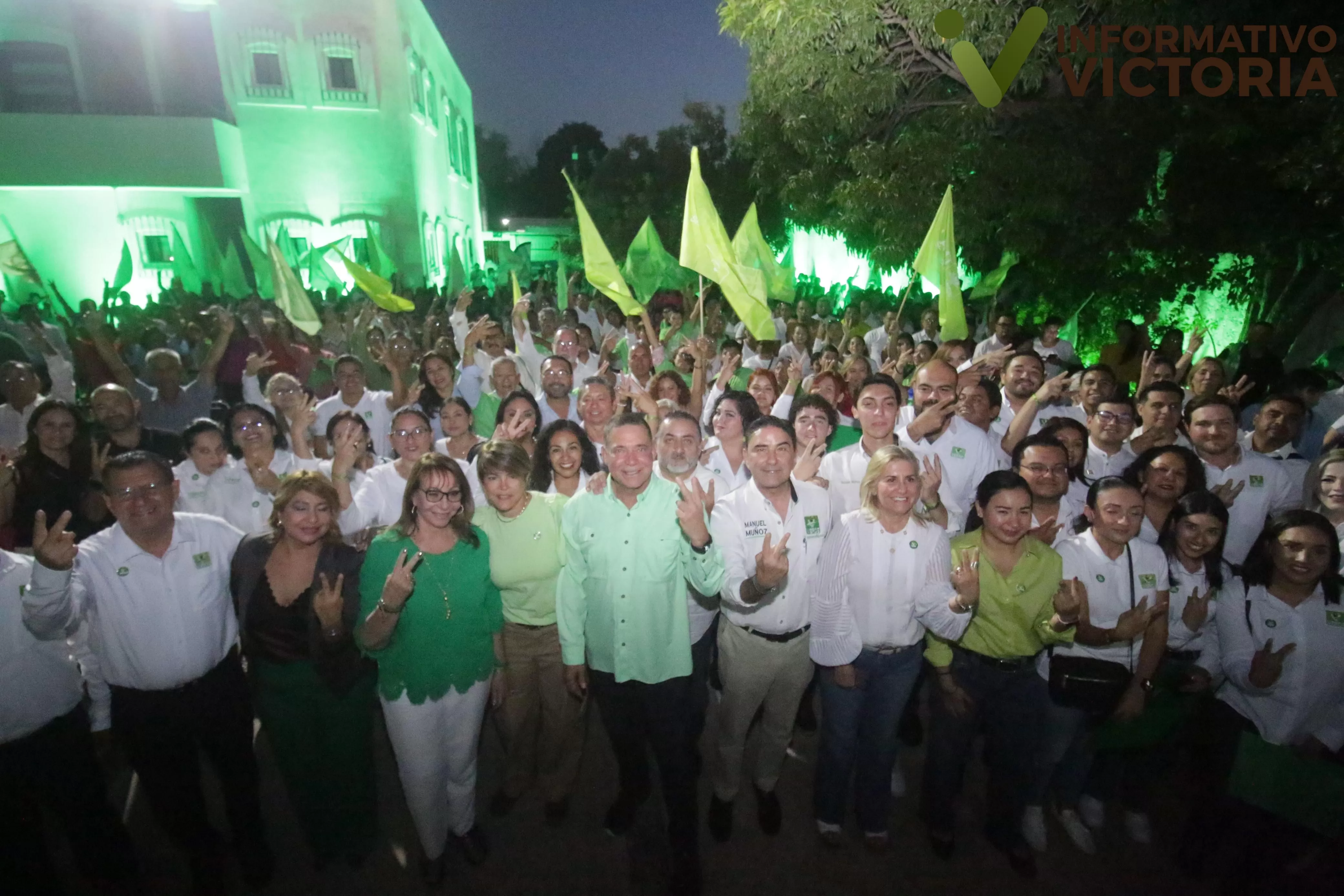 Preside Eugenio Hernández toma de protesta del Partido Verde en Victoria