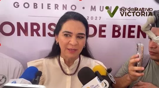 Anuncia alcaldesa de Tampico apoyo integral a la familia de Melanie