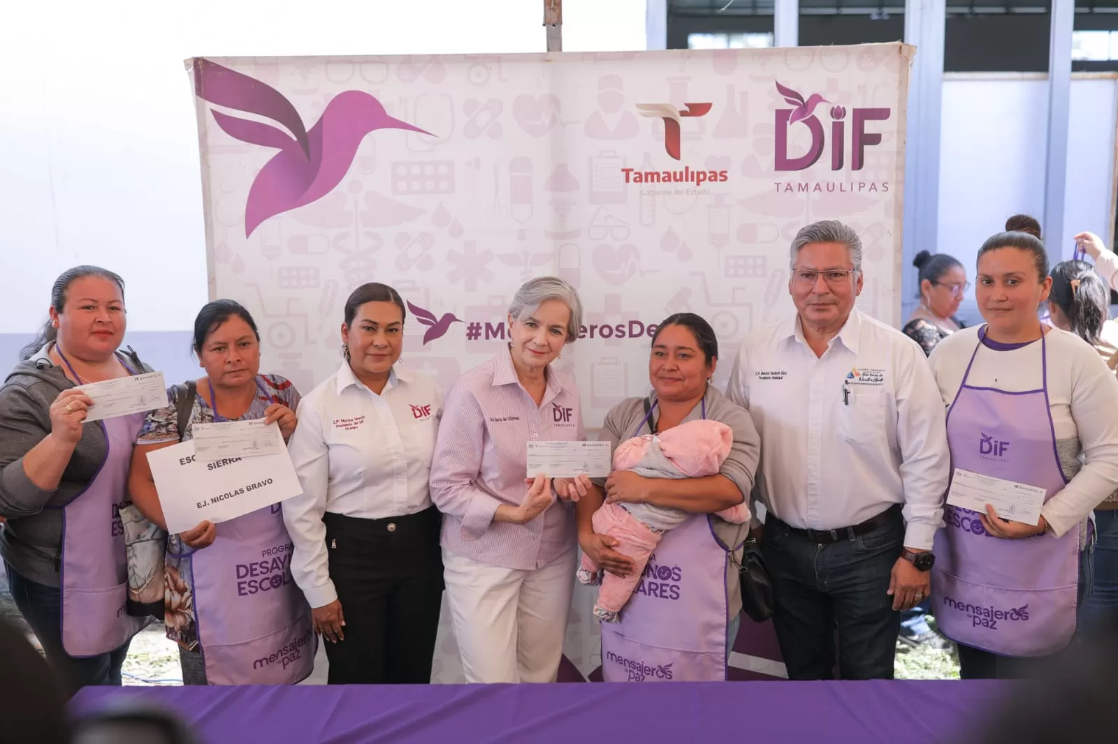 Lleva María de Villarreal apoyos y servicios a las familias de Ocampo