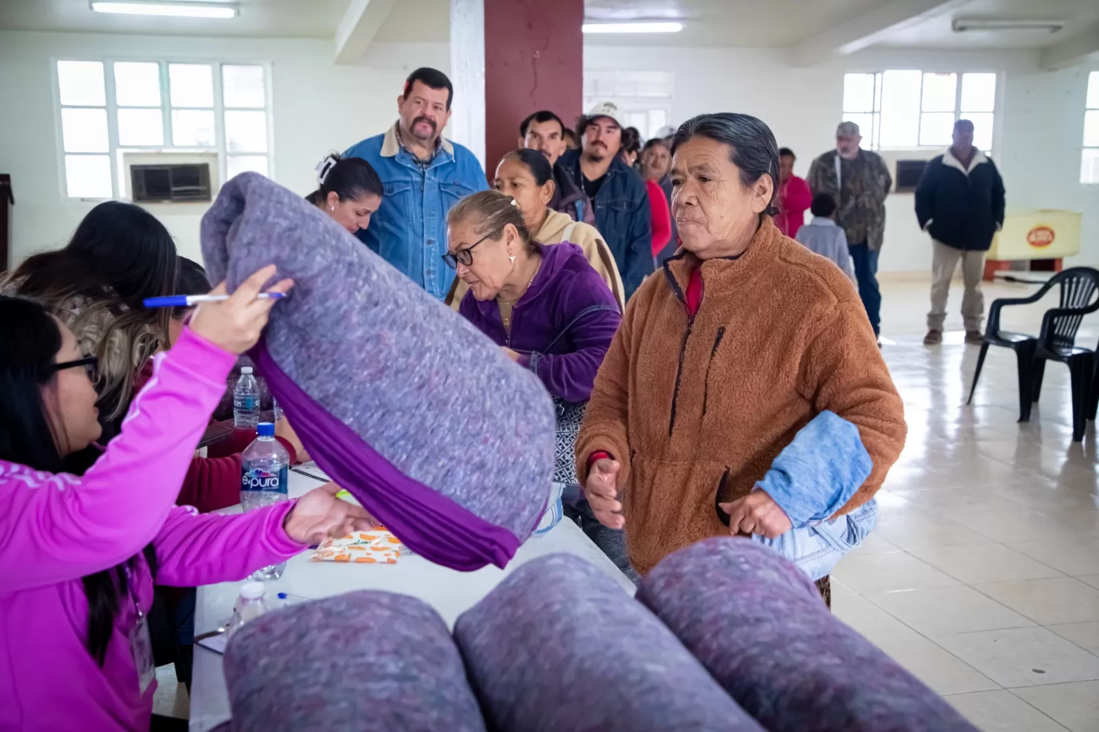 Abriga DIF Tamaulipas a familias vulnerables ante las bajas temperaturas