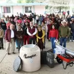 Reciben familias tamaulipecas paquetes de huertos de traspatio