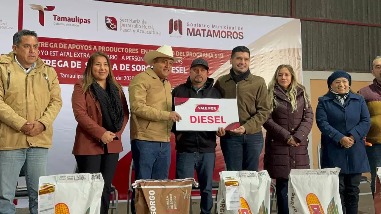 Impulsa gobierno el campo tamaulipeco con la entrega de semilla y diésel