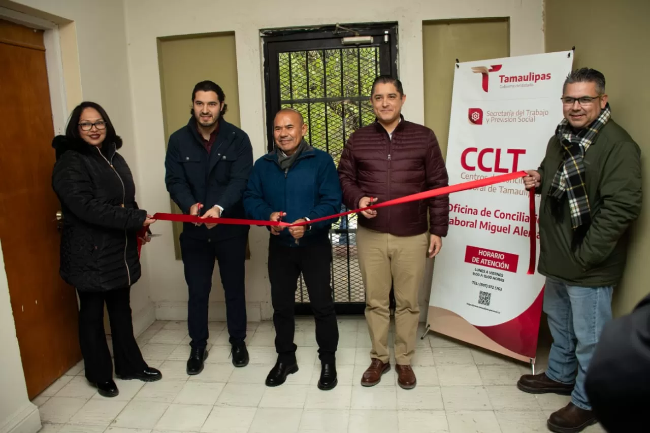 Inauguran Oficina Regional del Centro de Conciliación Laboral de Tamaulipas en Miguel Alemán