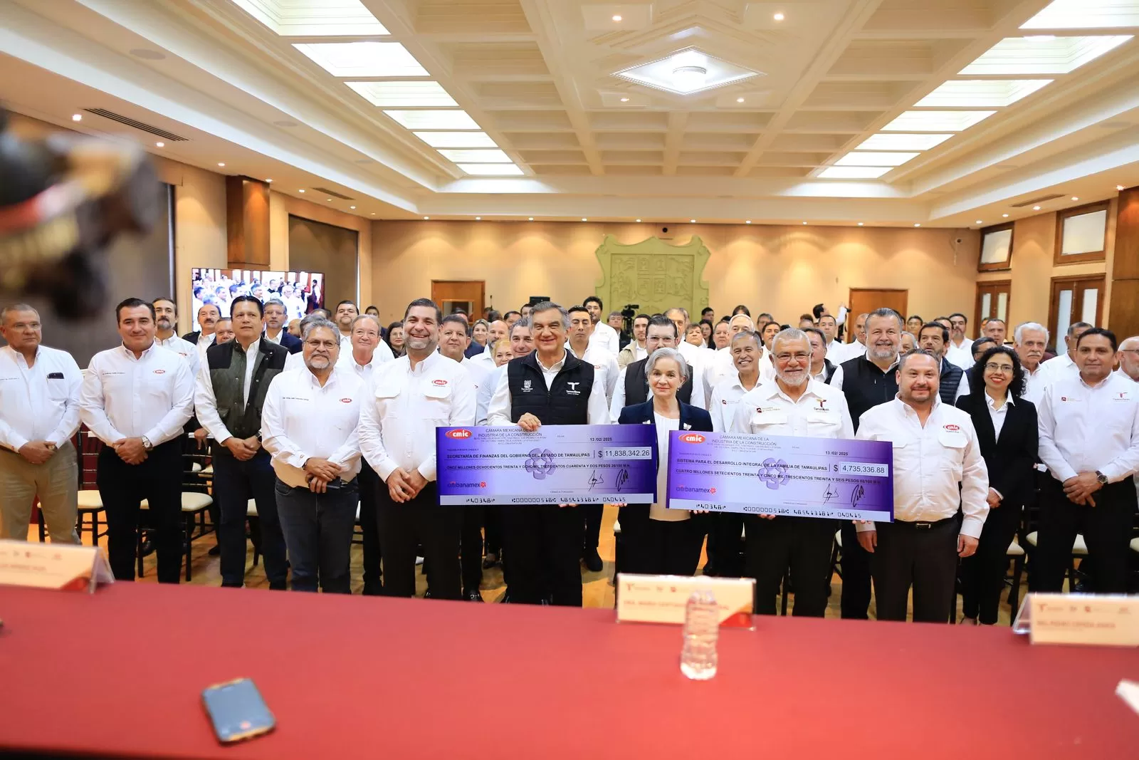 Presidente de la CMIC reconoce liderazgo del gobernador, que fomenta inversiones
