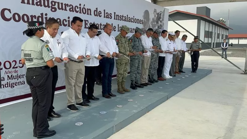 Inauguran gobernador y mandos militares, instalaciones de la Guardia Nacional en Tamaulipas