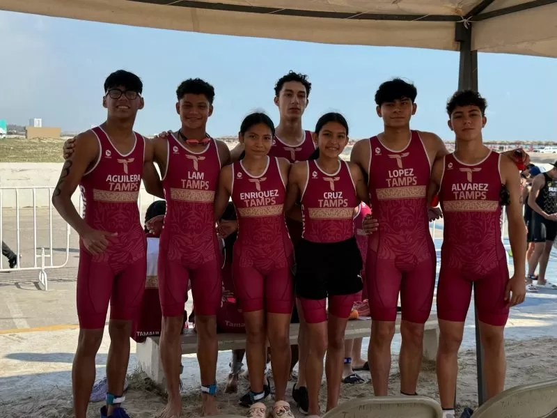 Tamaulipas brilla en el Macro Regional de Triatlón: consiguen 28 boletos a la Olimpiada Nacional