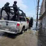 Activa Guardia Estatal Plan Tamaulipas en Matamoros tras fuertes lluvias