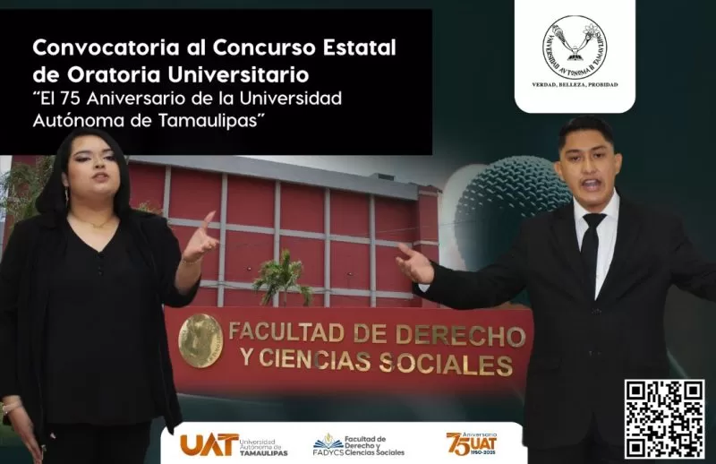 Organiza la UAT concurso estatal de oratoria universitario