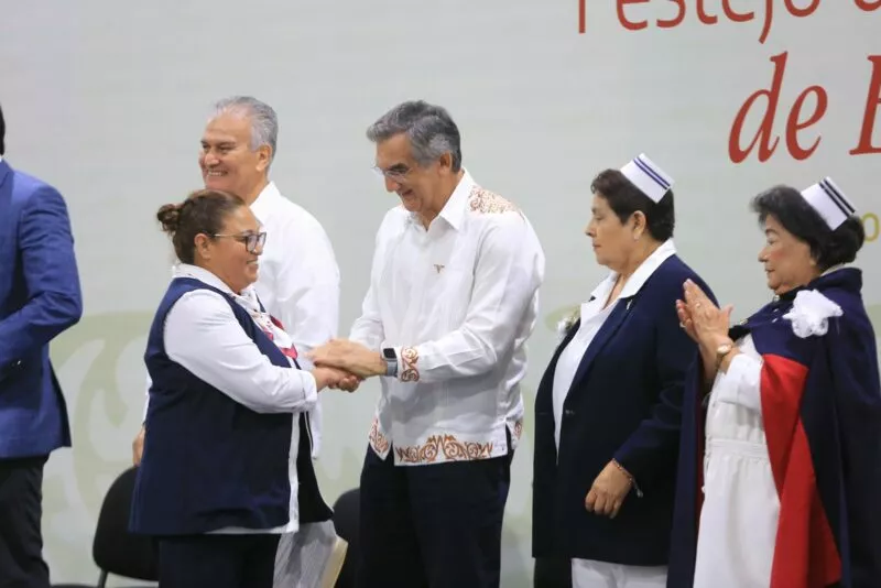 Celebra Américo Villarreal a cerca de 3 mil profesionales de la enfermería en Tamaulipas