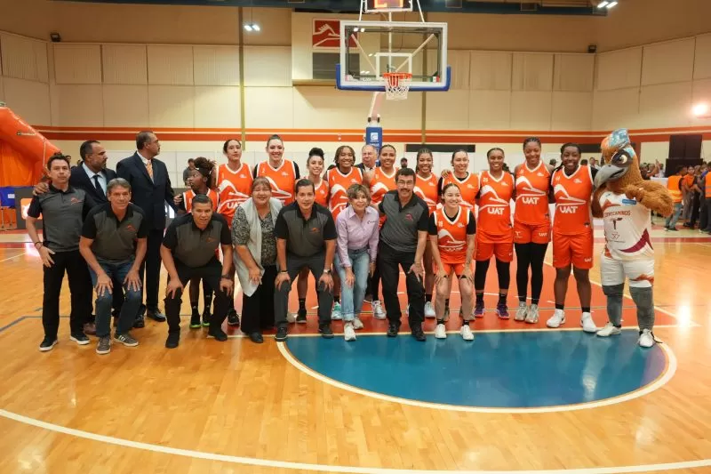 Rector de la UAT inaugura la temporada 2025 de la LNBP Femenil