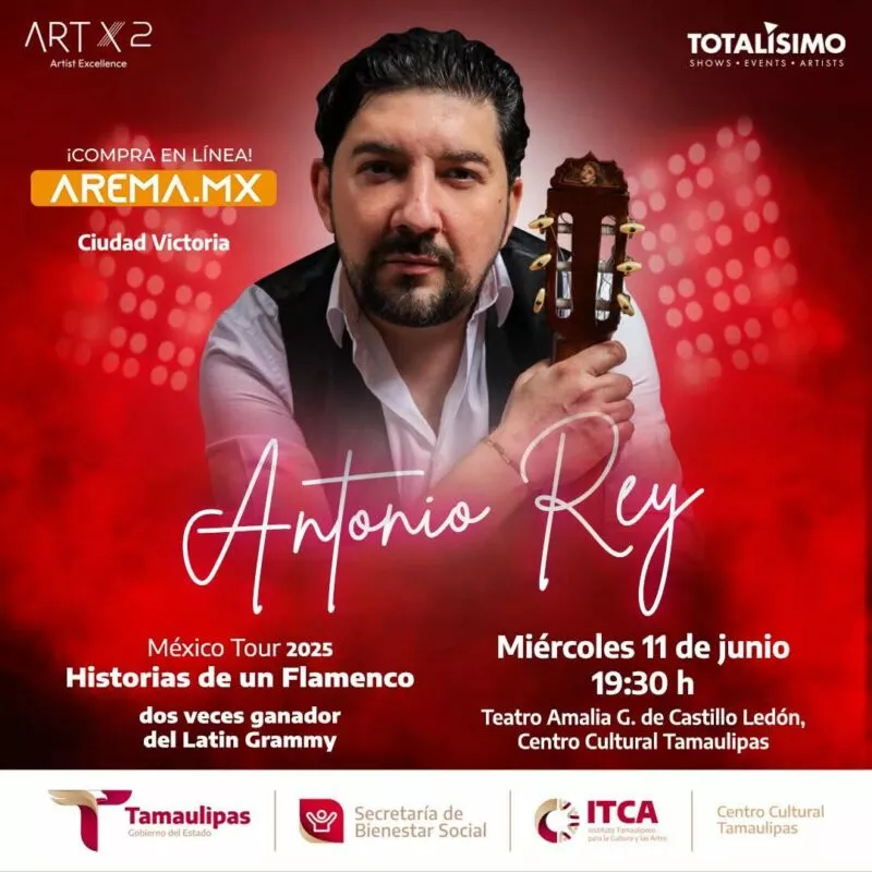 Invita ITCA a concierto del guitarrista español Antonio Rey