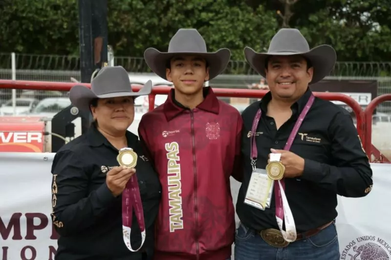 Arranca Tamaulipas con fuerza en el rodeo: tres oros y un bronce en Olimpiada Nacional CONADE 2025