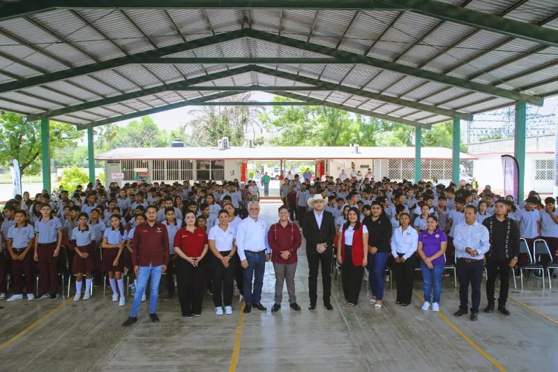 Injuve Tamaulipas lleva campaña “Piénsalo Dos Veces” al poblado “El Barretal” del municipio de Padilla
