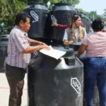 Entrega SEBIEN tinacos en Jaumave