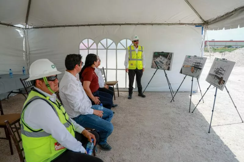 Supervisa SEDENER construcción de la Subestación Eléctrica Santander Banco I en Reynosa