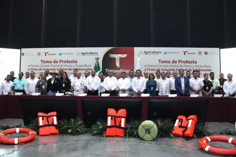 Fortalecen Gobierno de Tamaulipas y CONAPESCA alianza por el desarrollo pesquero