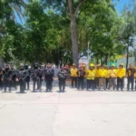 A través del Plan Tamaulipas se suma Guardia Estatal al combate del incendio forestal en la Biósfera El Cielo