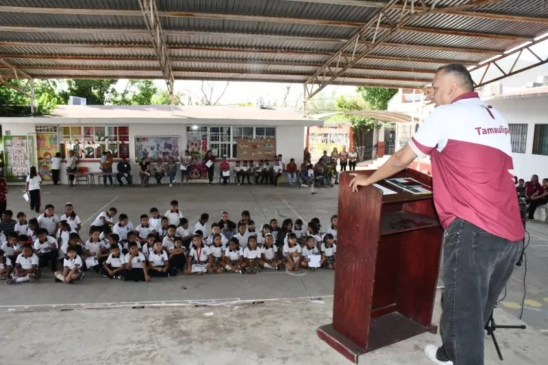Acitvan deporte en primaria del ejido La Libertad