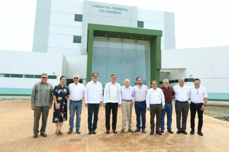Supervisa Américo Villarreal avances del nuevo Hospital General de Ciudad Madero
