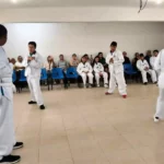 Paraaekwondoines presentan  examen de cintas amarillas