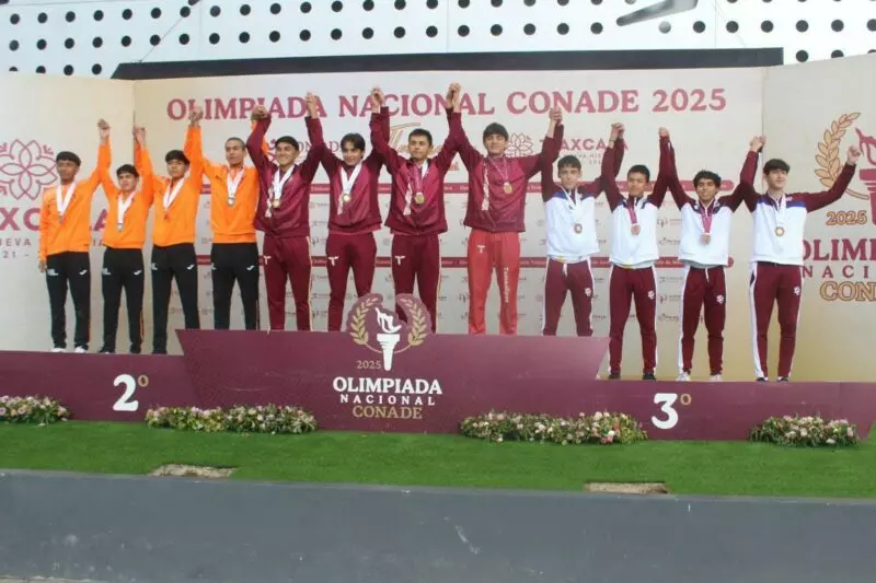 Jornada histórica para el atletismo de Tamaulipas; conquistan oro y récord nacional en relevo combinado
