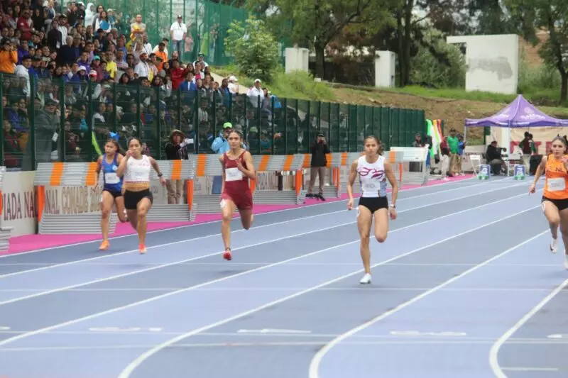 Mariela González gana medalla de bronce para Tamaulipas en los 100 metros de la Olimpiada Nacional