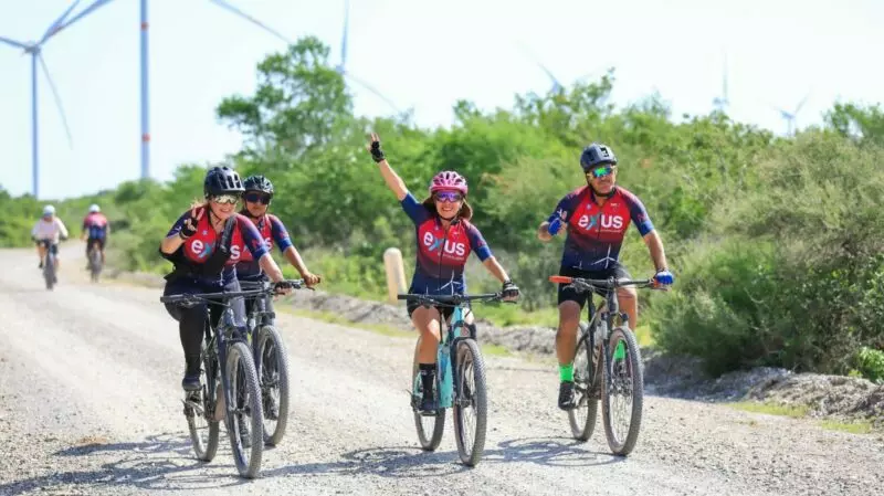 Celebra SEDENER Día Mundial del Viento con carrera ciclista
