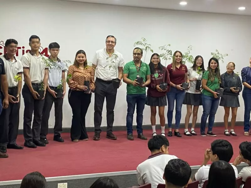 Fomentan conciencia ambiental en alumnos del CBTis 24