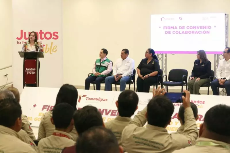 Firman SEDUMA y Nuevo Laredo alianza por un futuro más verde