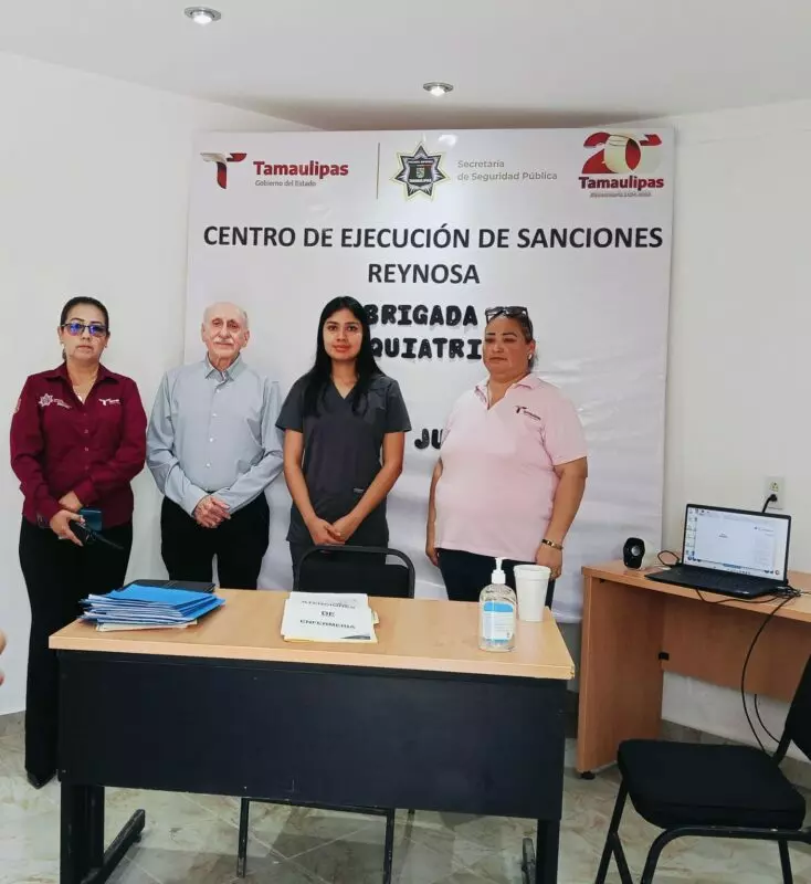 Reciben PPLs en CEDES Reynosa atención psiquiátrica gratuita