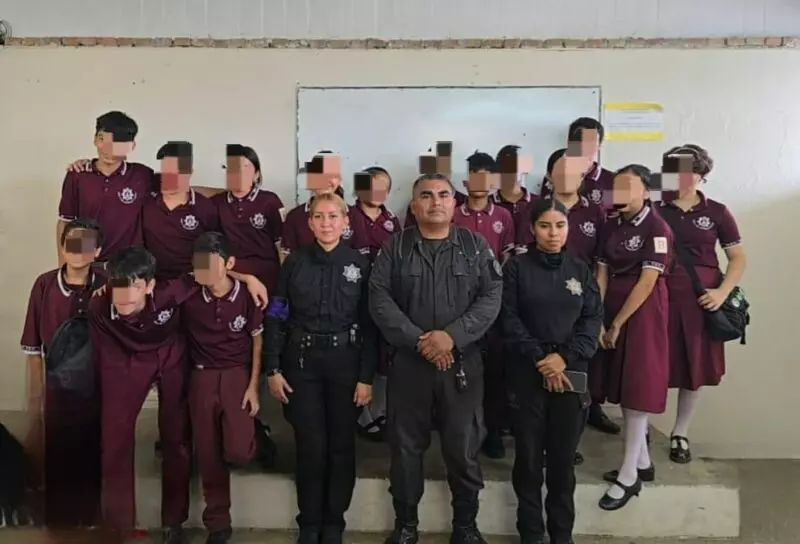 Lleva Guardia Estatal de Género plática para prevenir violencia en el noviazgo a secundaria de Ciudad Madero