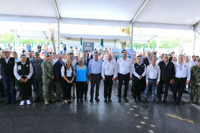 Dan banderazo de arranque nacional al Operativo Especial de Verano Héroes Paisanos 2025 en Tamaulipas