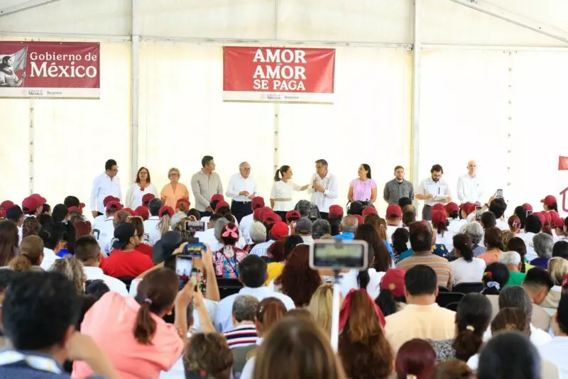 Claudia Sheinbaum pone en marcha en Tamaulipas programa Salud Casa por Casa y reconoce labor del gobernador Américo Villarreal