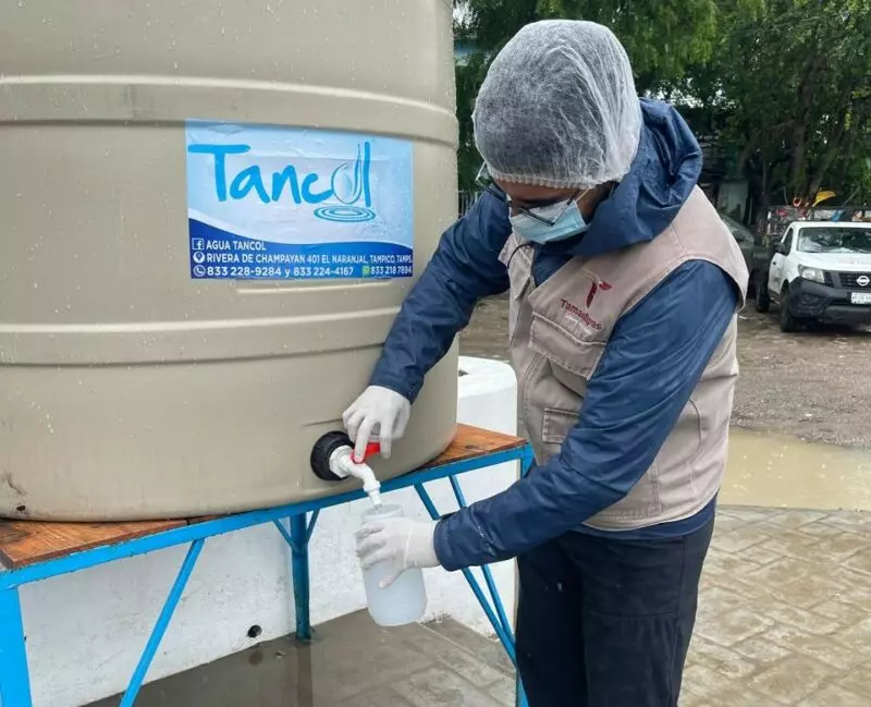 Mantiene SST verificación sanitaria en zonas afectadas por las lluvias