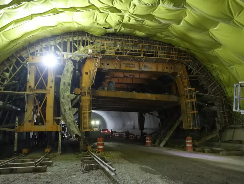 Filtraciones en el túnel de la MOT ocurren en áreas sin revestimiento de concreto y están bajo control