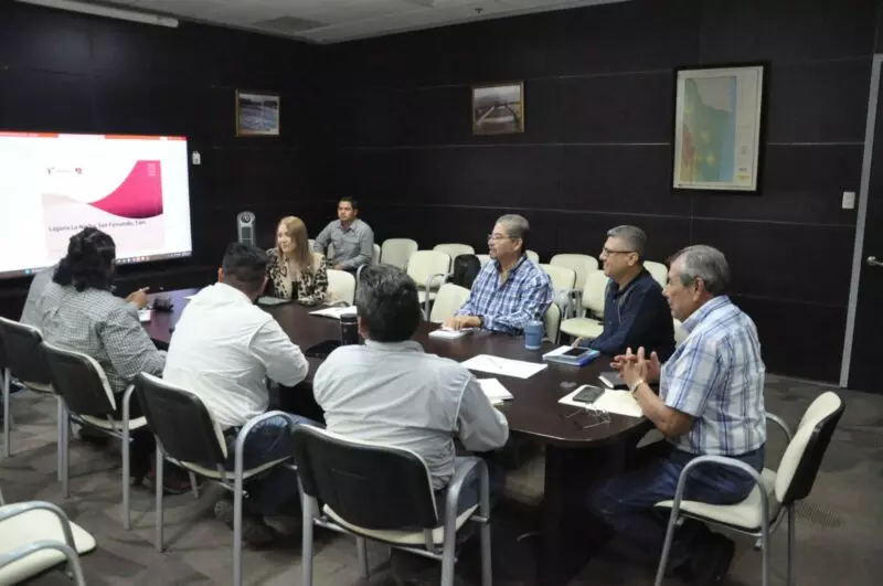Avanza proyecto de rehabilitación del bordo de la Laguna La Nacha en San Fernando