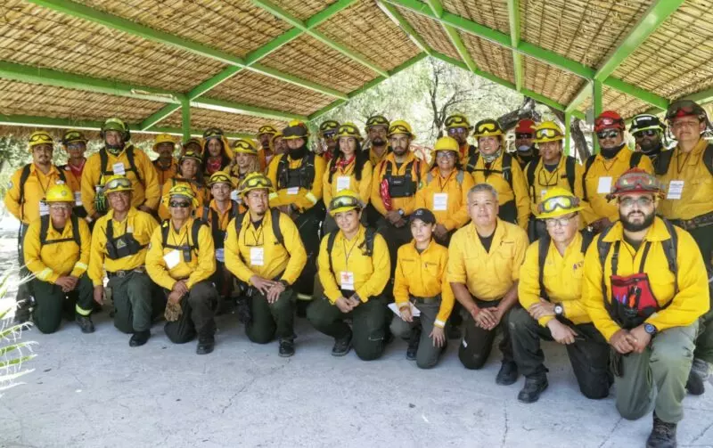 Refuerzan preparación de brigadas forestales