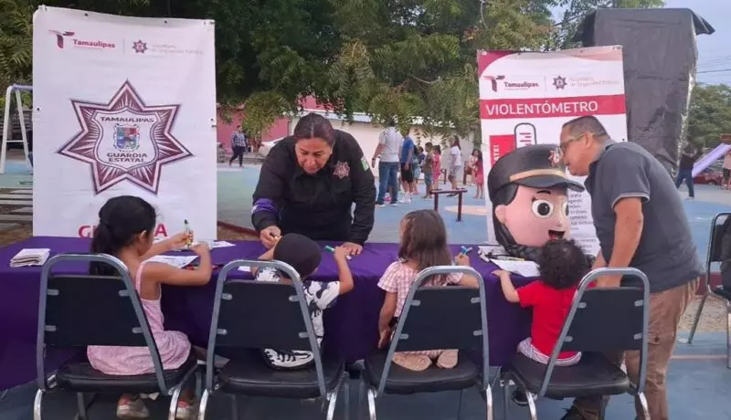 A través del arte y la proximidad, Guardia Estatal de Género previene la violencia familiar