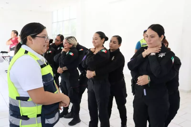 Recibe Guardia Estatal de Género capacitación en primeros auxilios