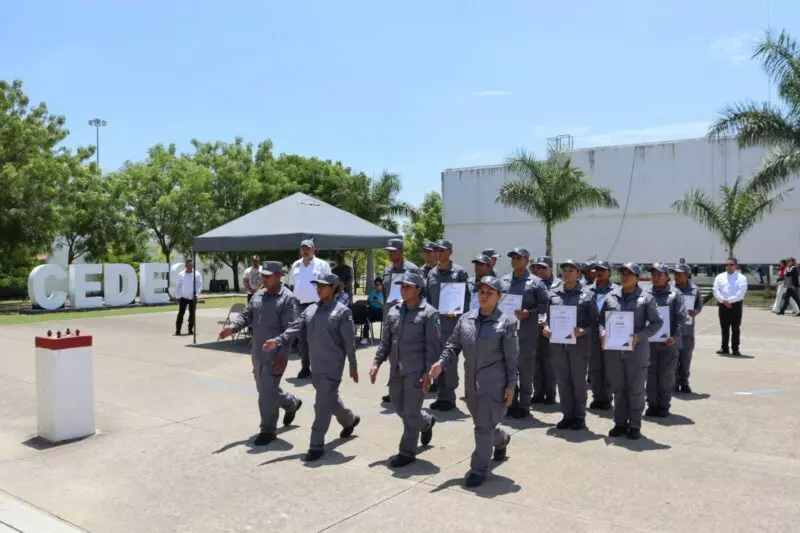 Reconoce SSPT a egresados del Curso de Formación Inicial para Policía Penitenciaria