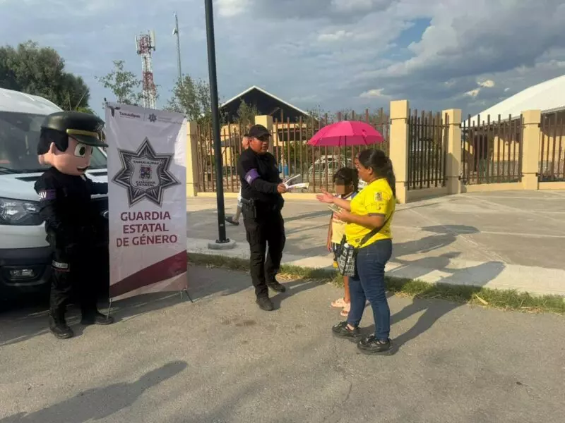 Mantiene Guardia Estatal de Género proximidad en espacios públicos de la frontera